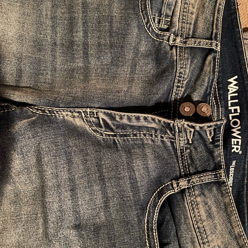 Wallflower jeans size 9 so cute and worn once. New condition! Grown out of it